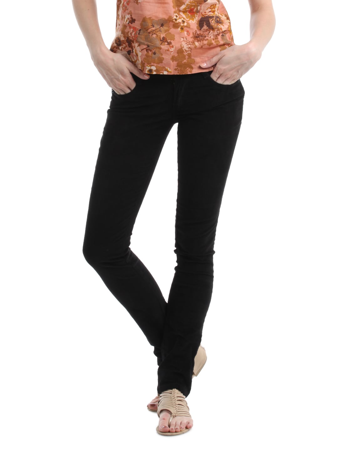Kraus Jeans Women Black Trousers