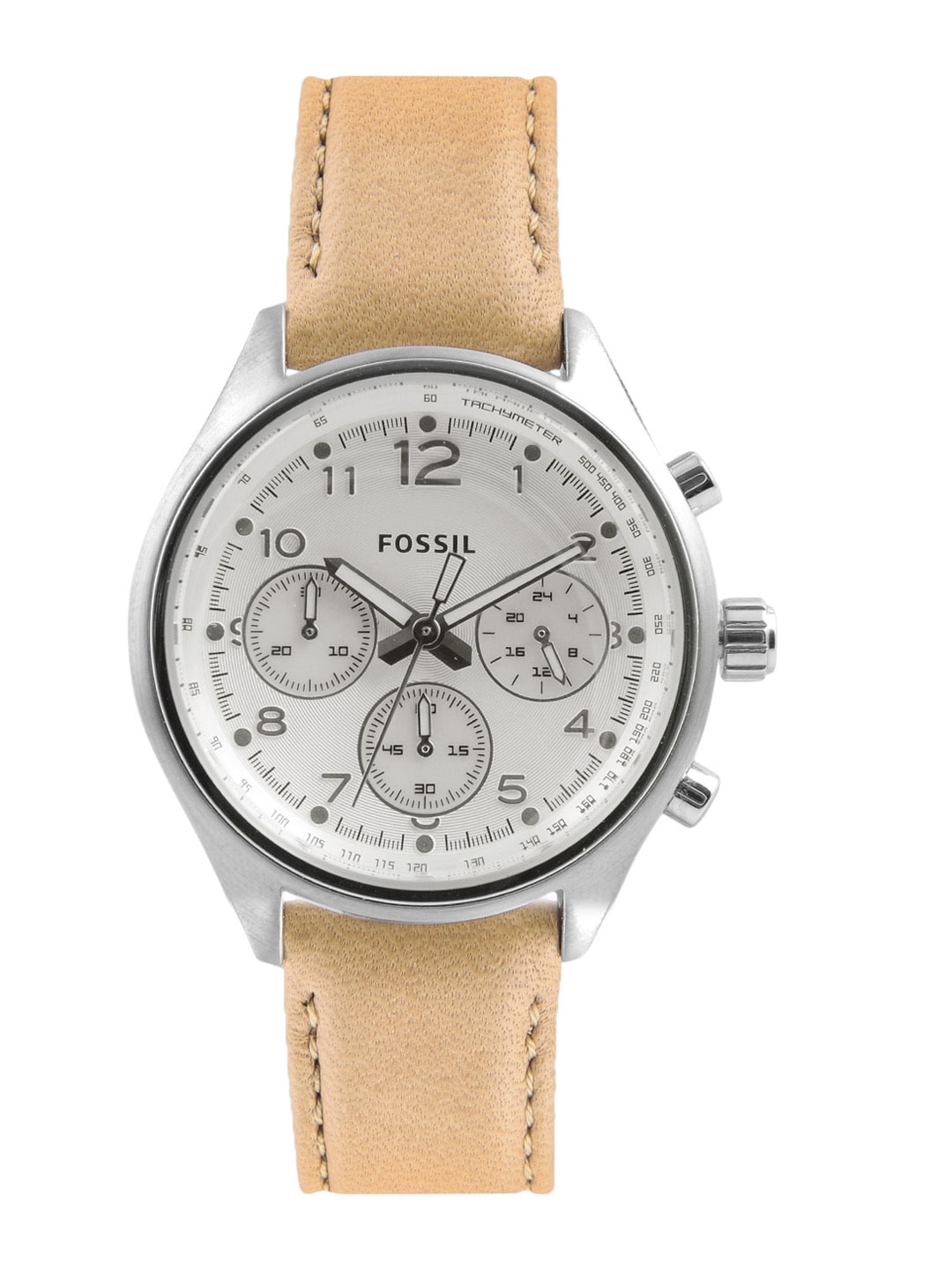 Fossil Women White Dial Chronograph Watch CH2824
