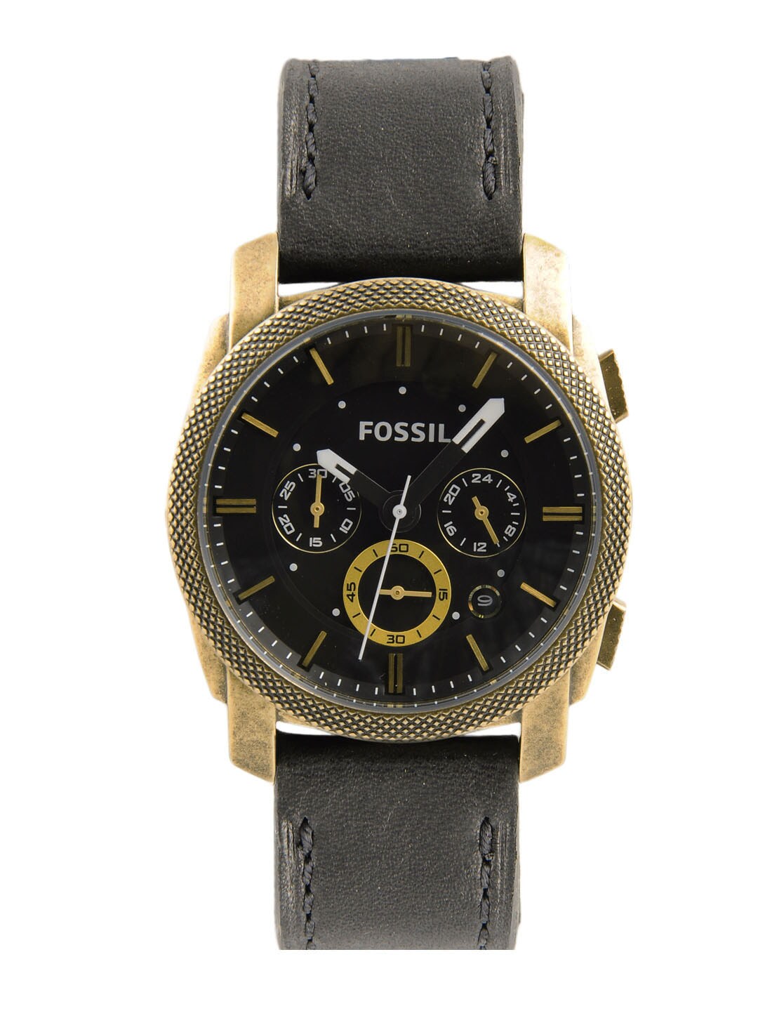Fossil Men Black Dial Chronograph Watch FS4657