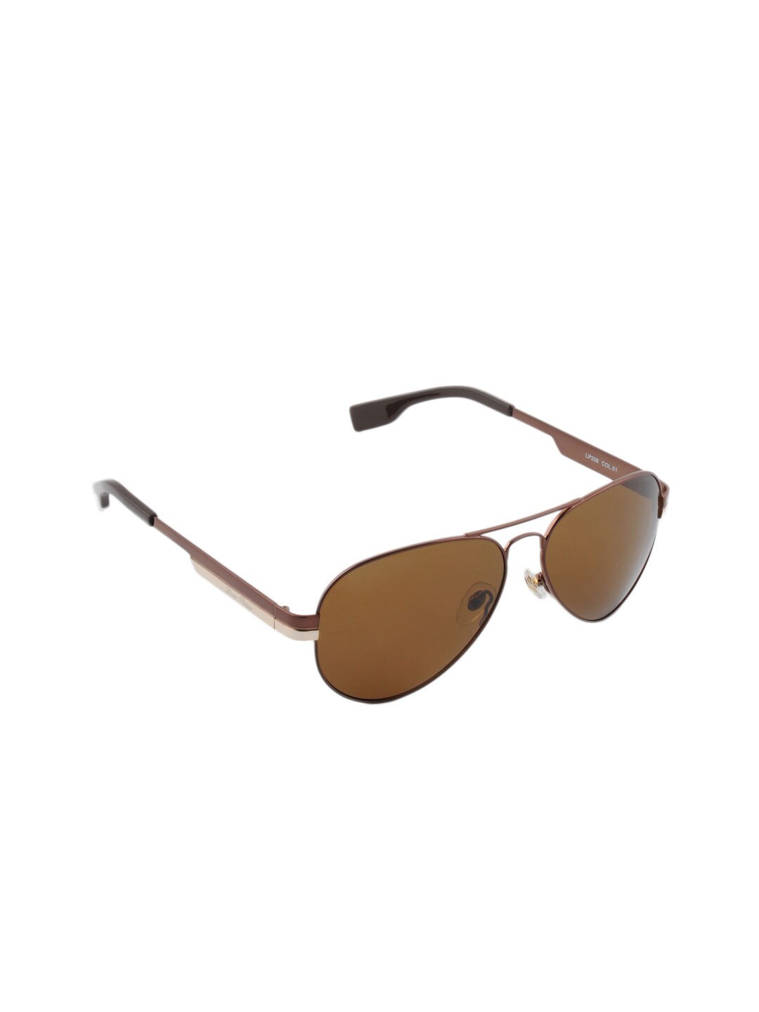 Louis Philippe Men Brown Sunglasses