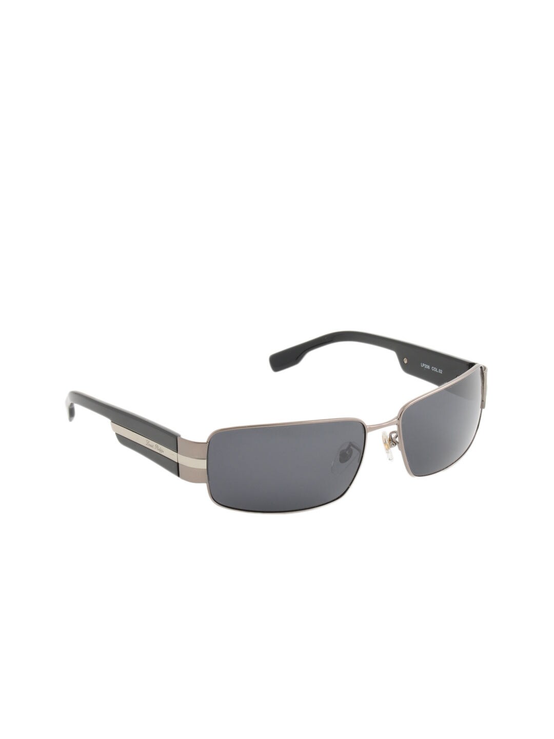 Louis Philippe Men Silver Sunglasses