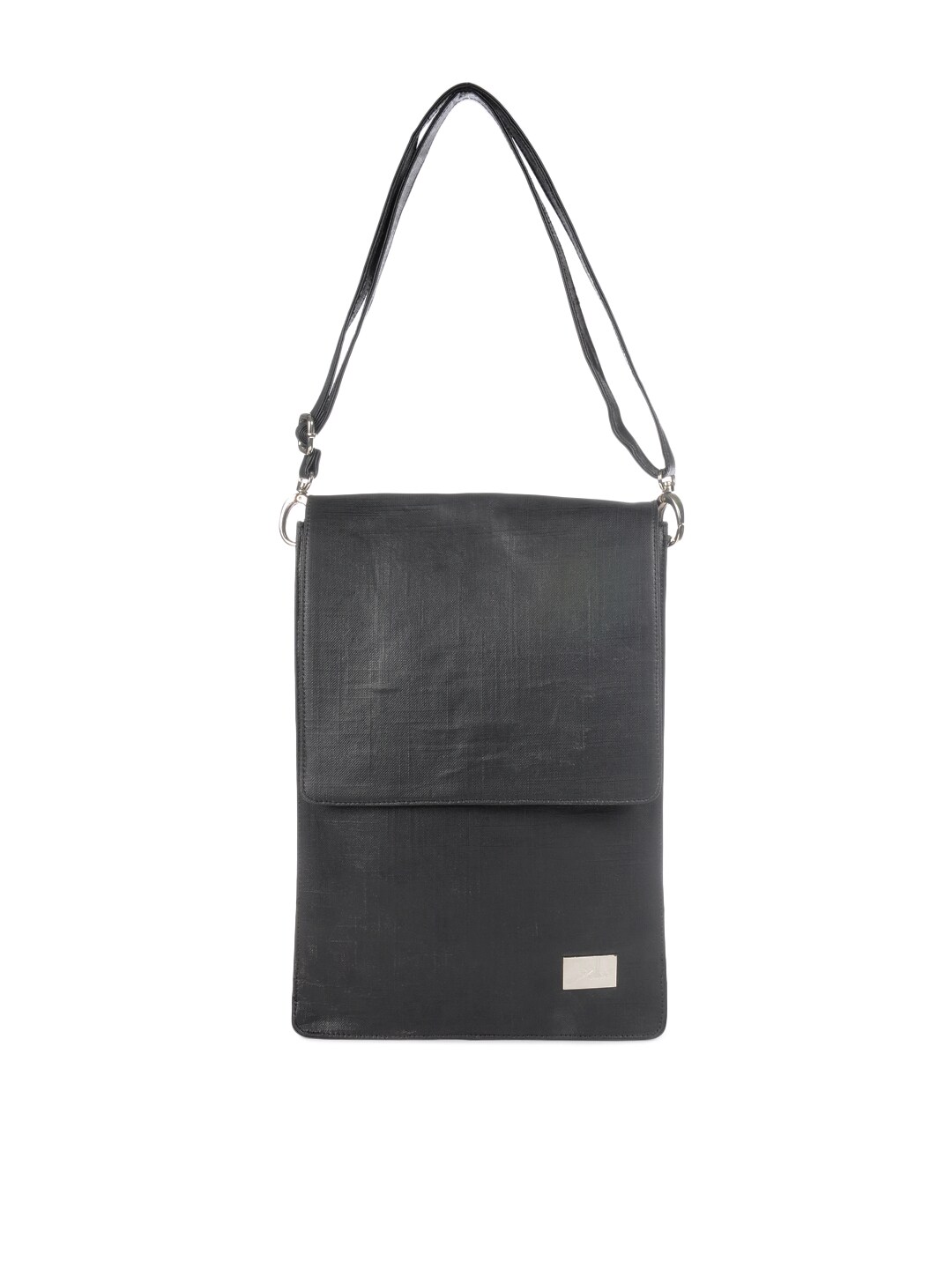 Yelloe Unisex Black Sling Bag