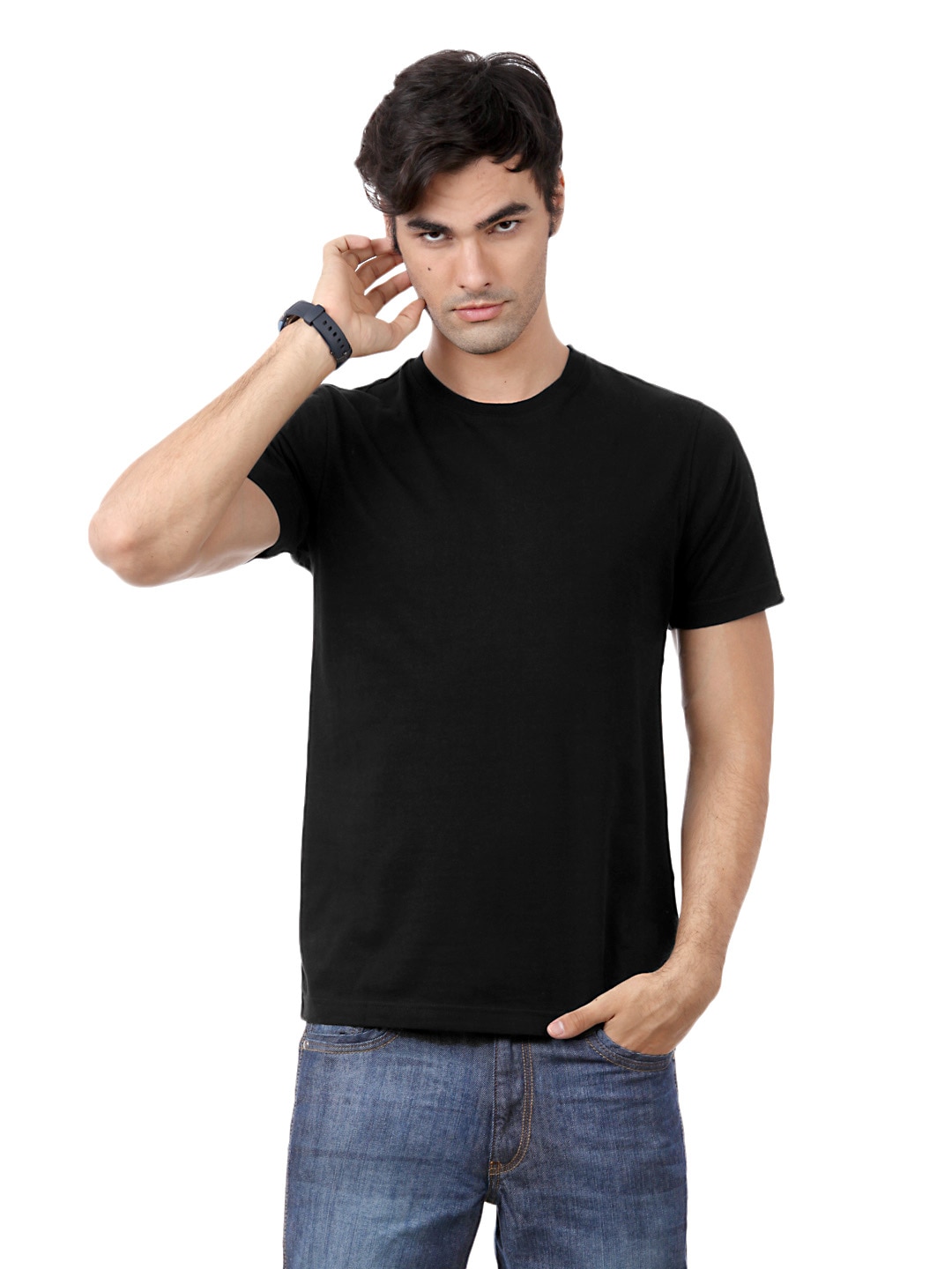 Myntra Men Black T-shirt