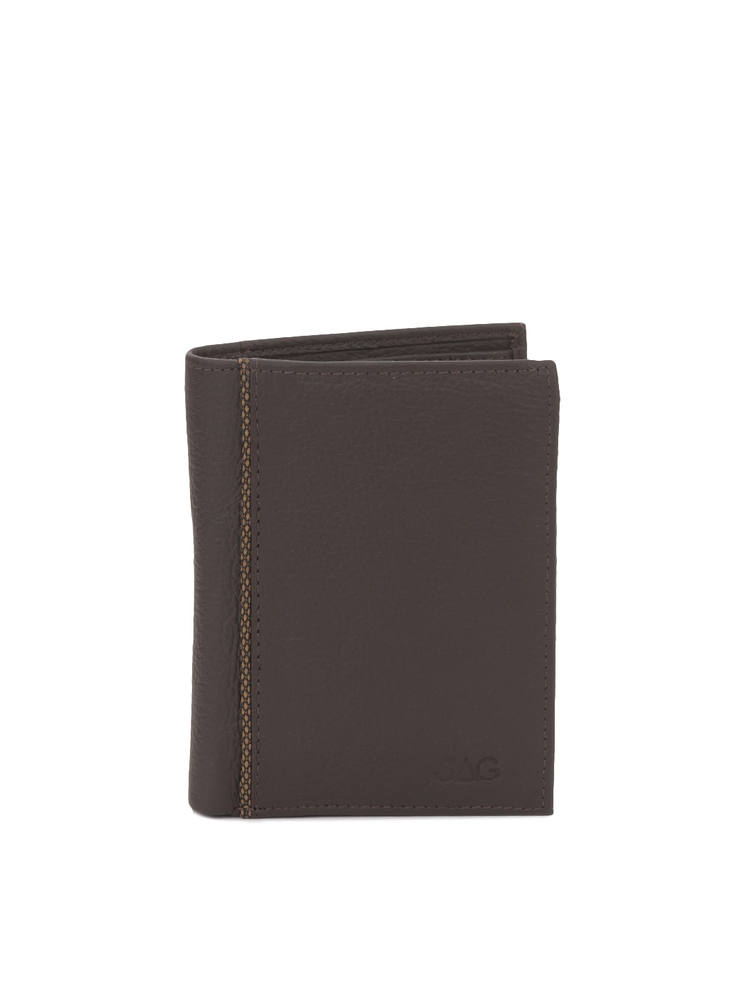JAG Men Chocolate Brown Leather Wallet