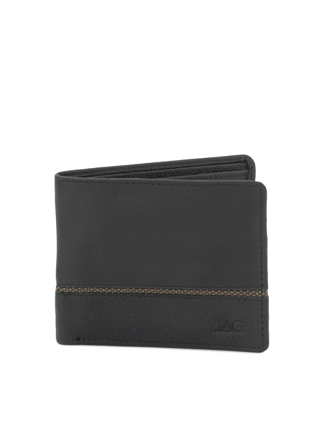 JAG Men Black Leather Wallet