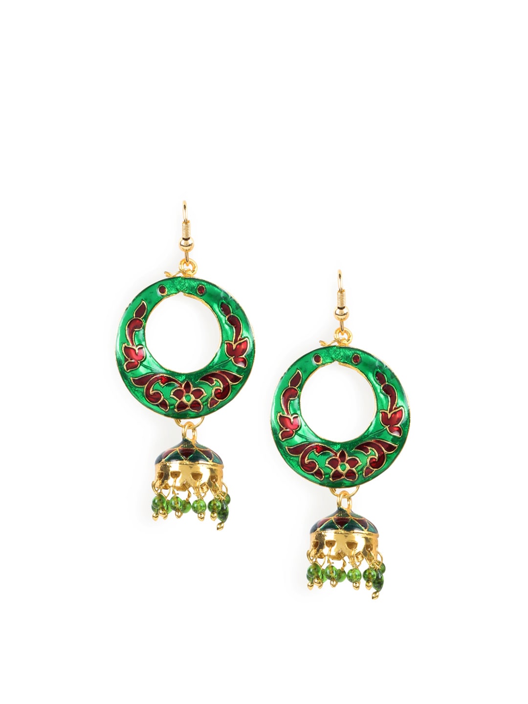 Adrika Green Earrings