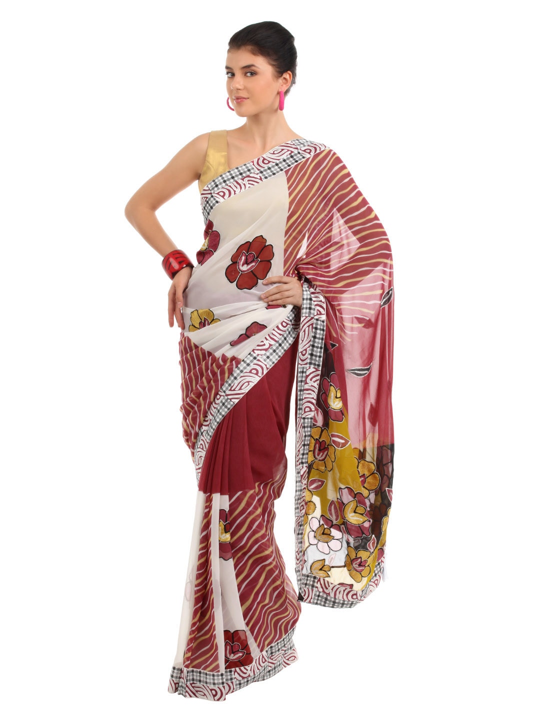 FNF Multi Coloured Sari