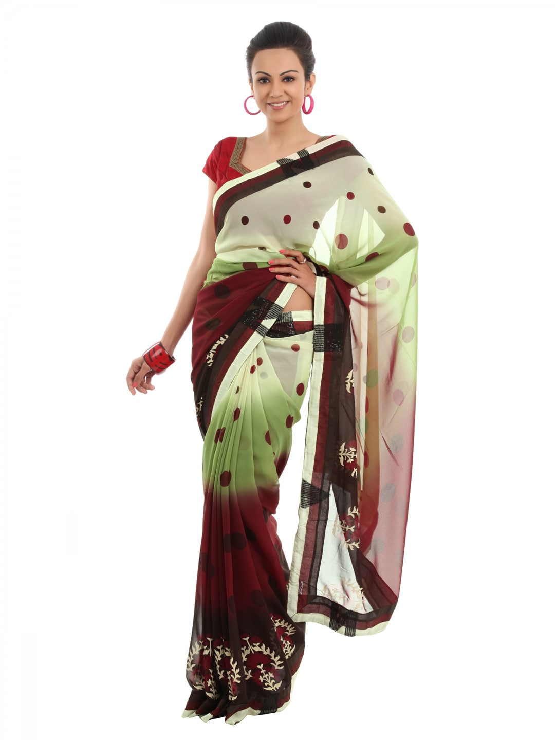 FNF Multi Coloured Sari