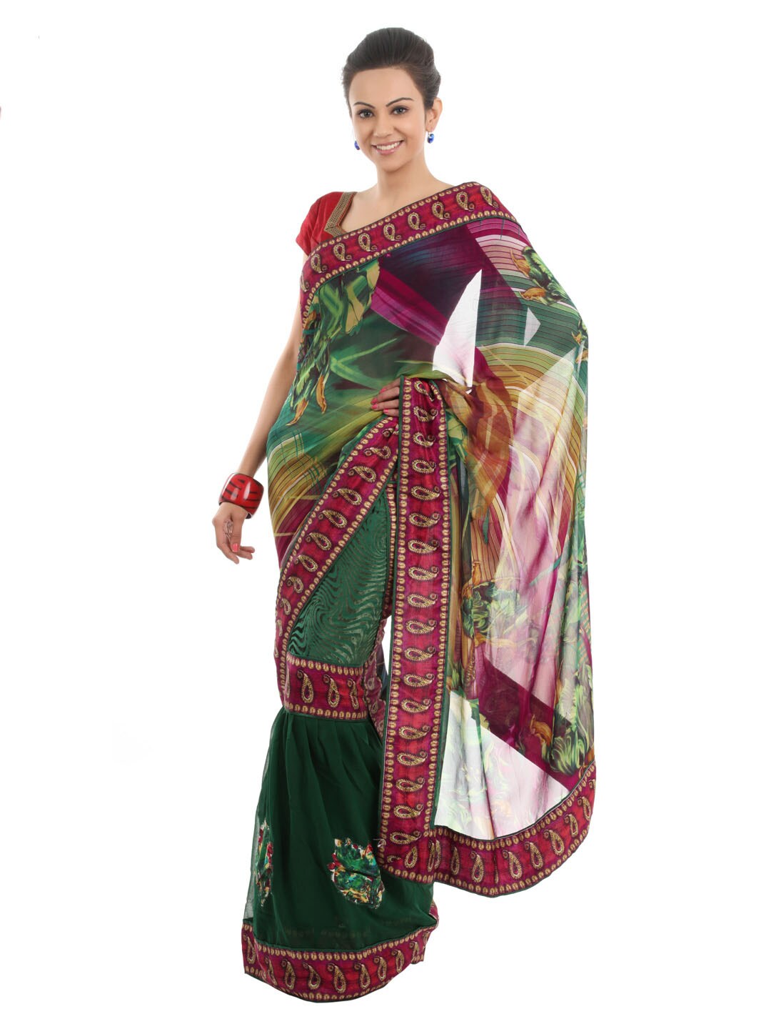 FNF Multi Coloured Sari