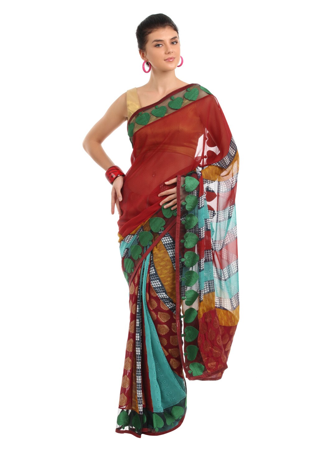 FNF Multi Coloured Sari