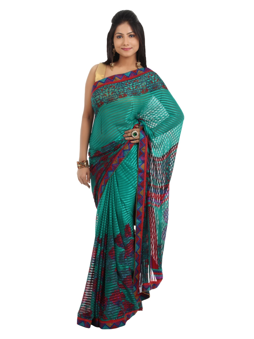 FNF Multi Coloured Sari