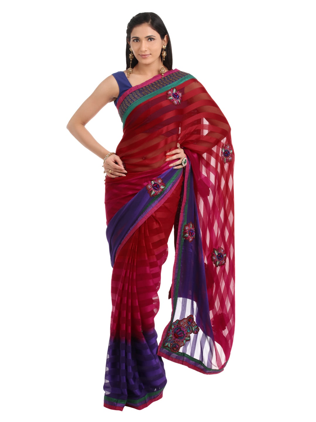 FNF Multi Coloured Sari