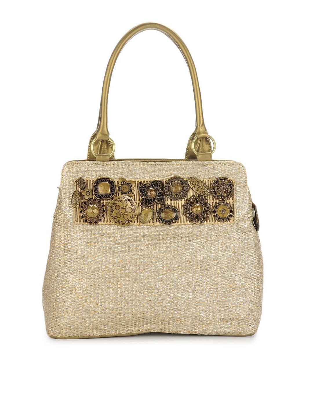 Rocia Women Golden Handbag