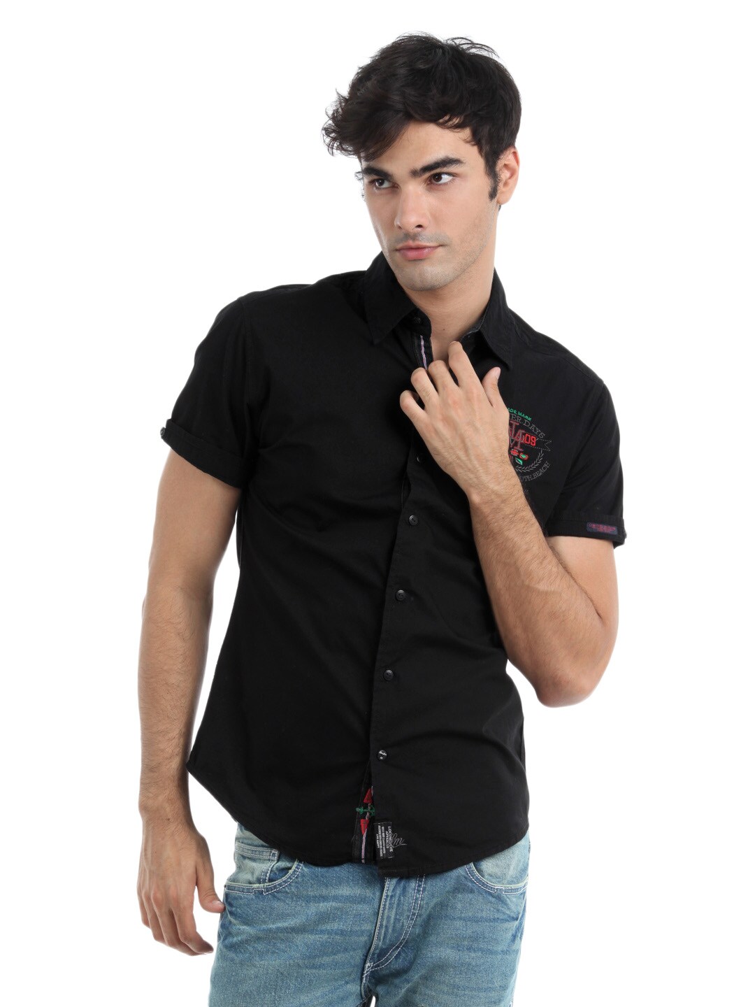 Locomotive Men Black Shirt