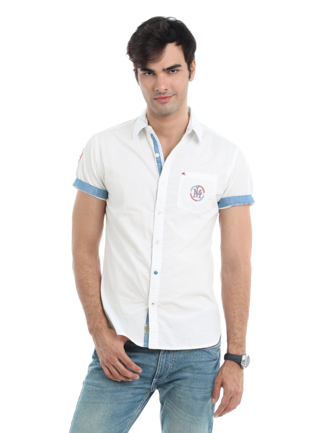 Locomotive Men White Shirt