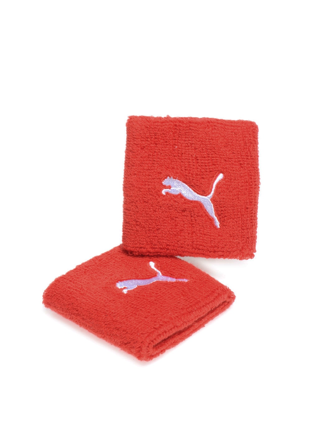 Puma Unisex Pack of 2 Red Wristband