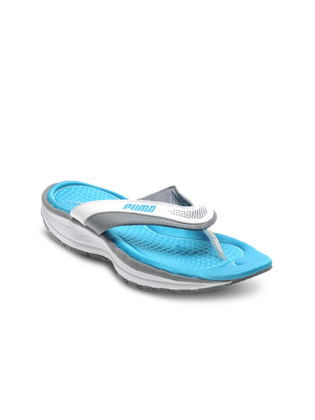 Puma Women Blue Body Train Flip Flops