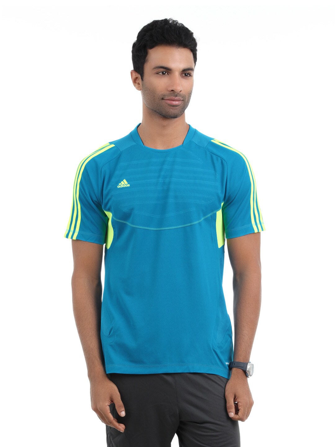 ADIDAS Men Blue Jersey