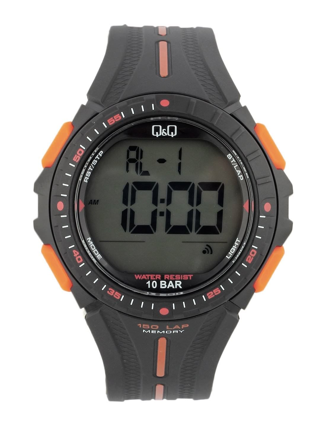 Q&Q Men Black Digital Watch M102J002Y