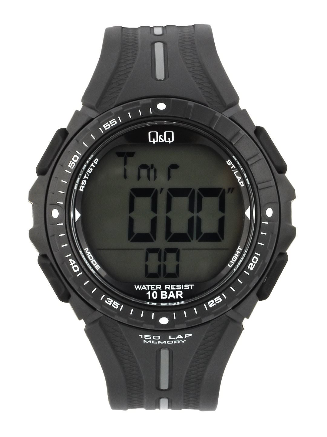 Q&Q Men Black Digital Watch M102J001Y
