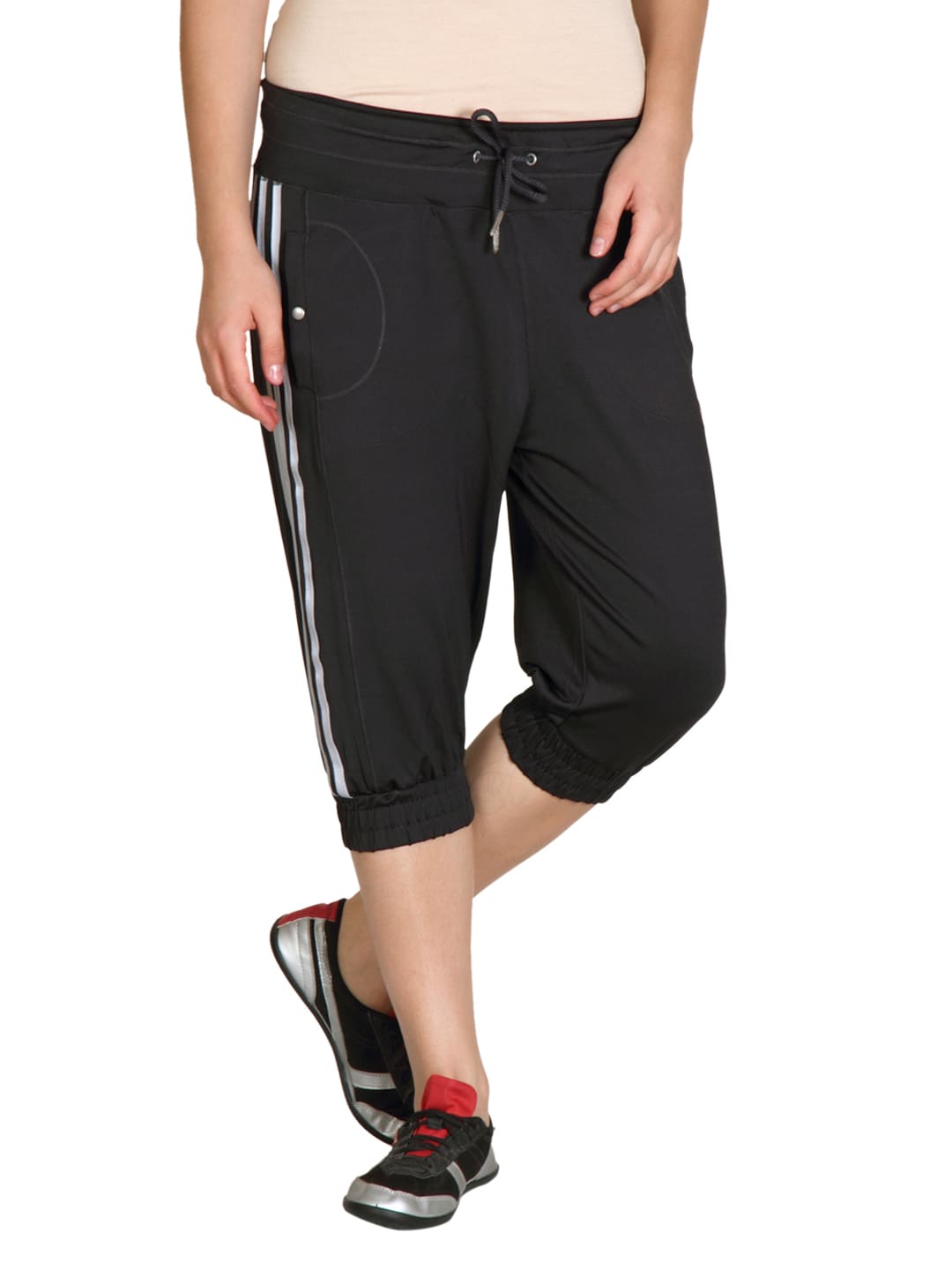 ADIDAS Women Grey Capris