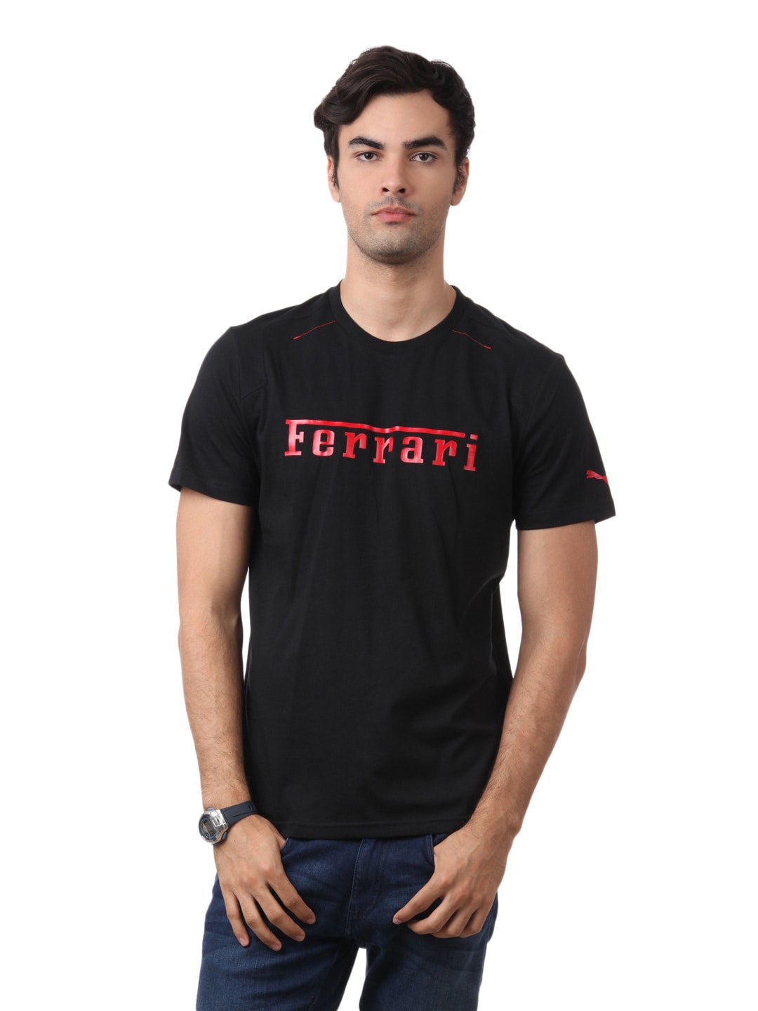 Puma Men Black Ferrari T-shirt