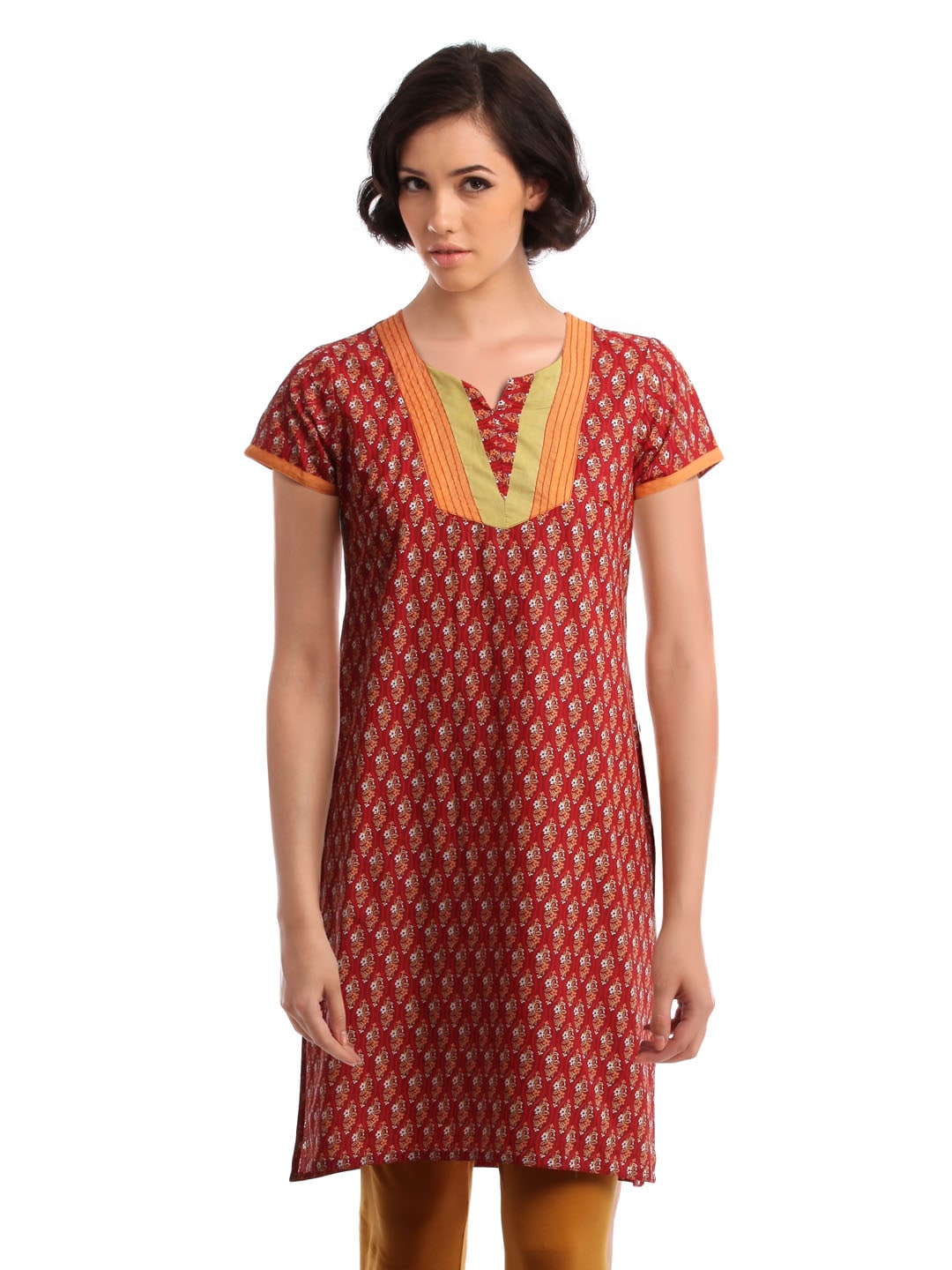 Vishudh Women Red Kurta