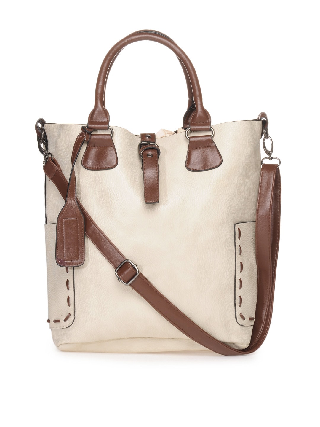 Kiara Women Beige Handbag