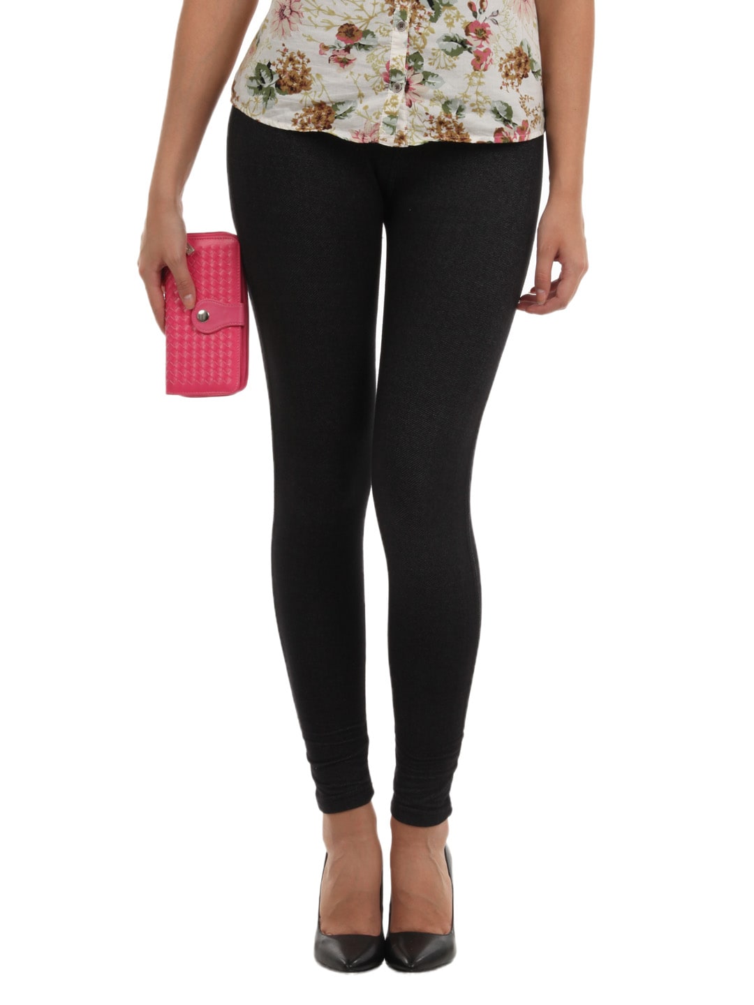 Myntra Women Black Leggings