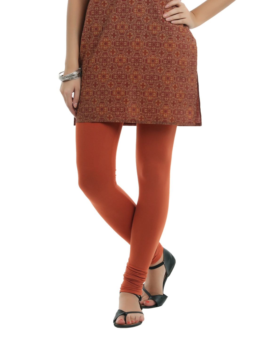 Myntra Women Rust Leggings