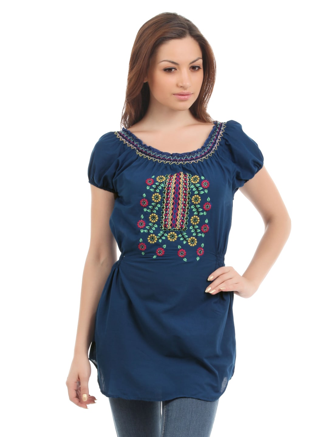 Mumbai Slang Women Blue Top