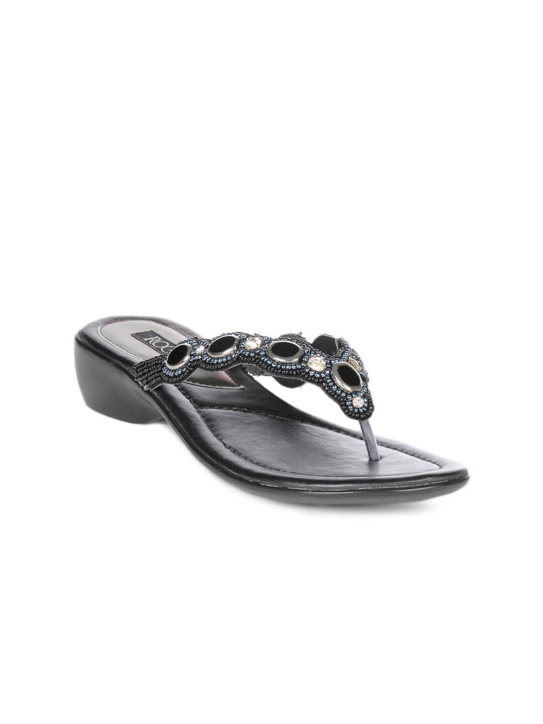 Rocia Women Black Flats