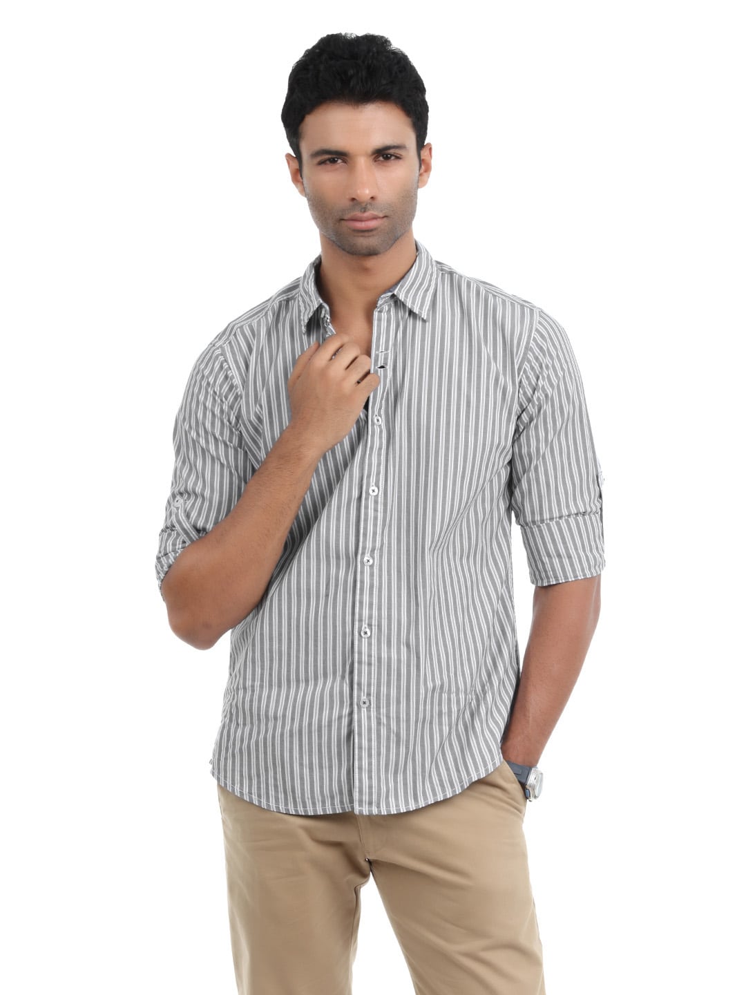 Highlander Men Grey Shirt