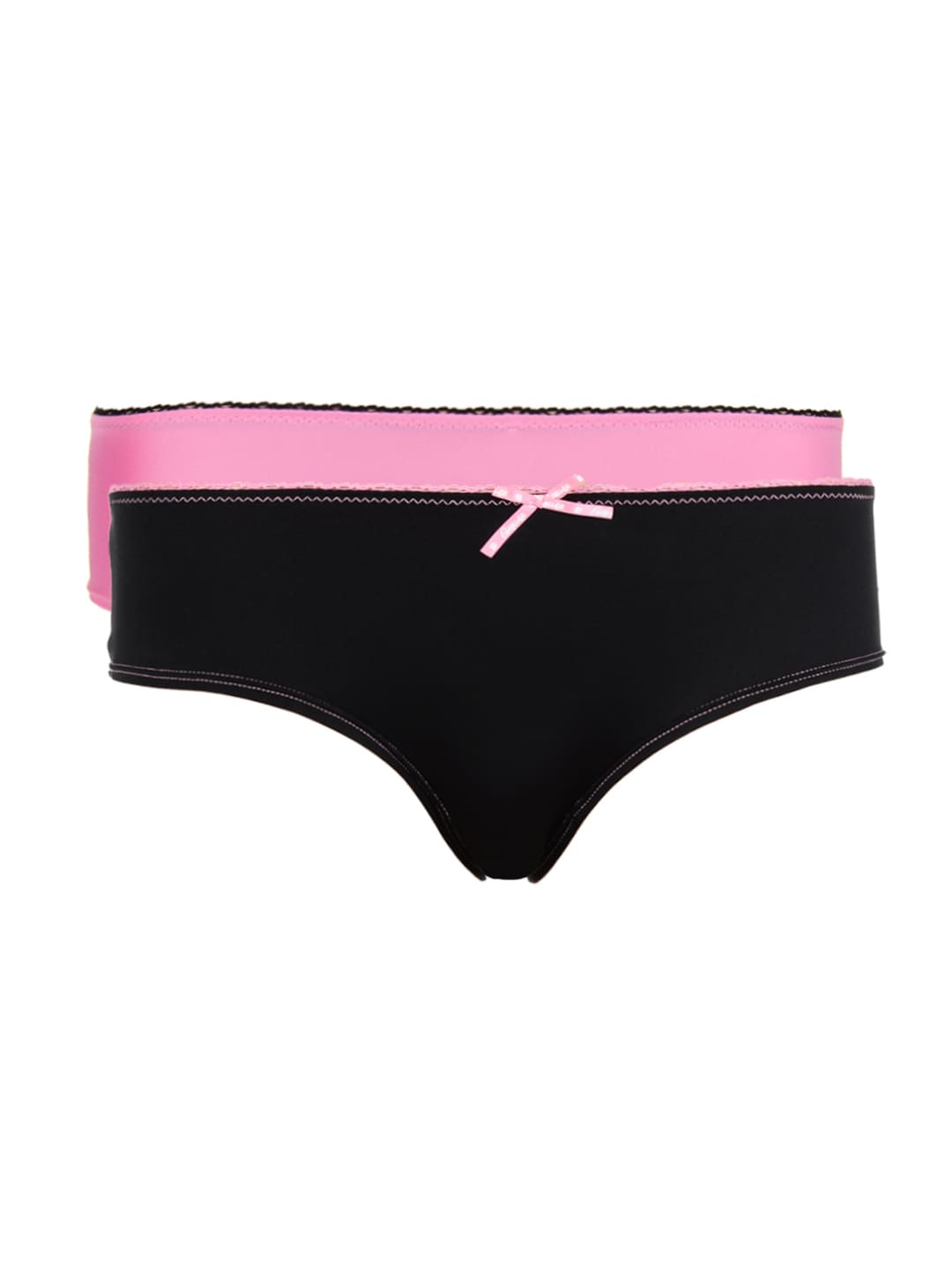 Garfield Women Black & Pink Cheeky Pack of two Hipster Briefs