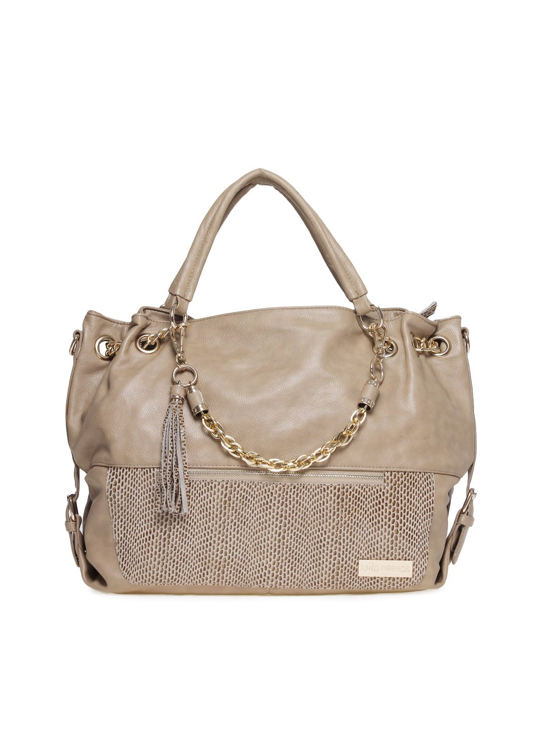 Lino Perros Women Beige Handbag