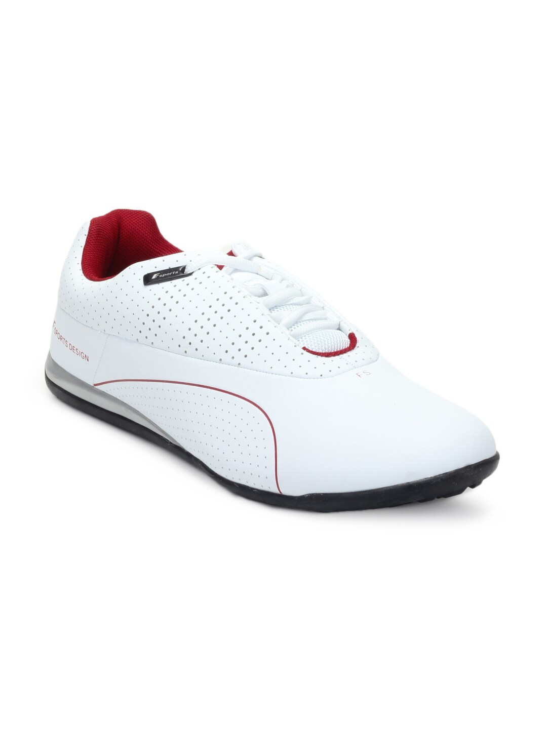 F Sports Men White Bratt Sports Shoes