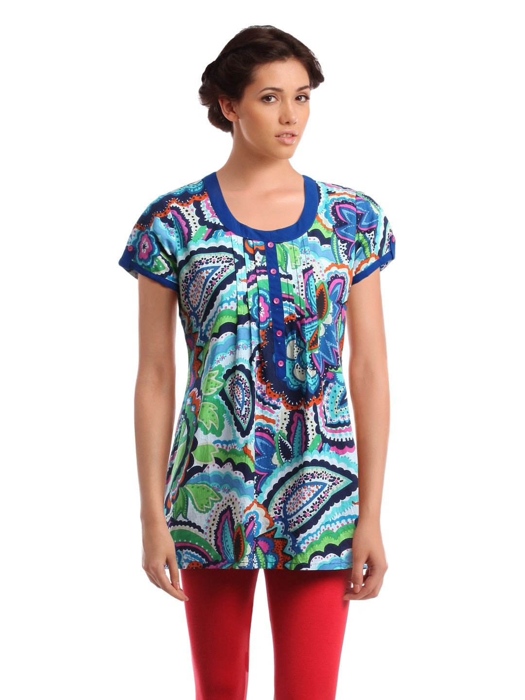 Global Desi Women Multi Coloured Tunic