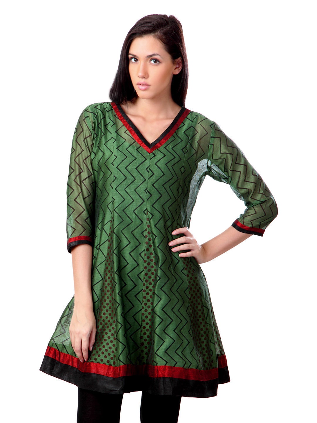 Sushilas Women Green Kurta