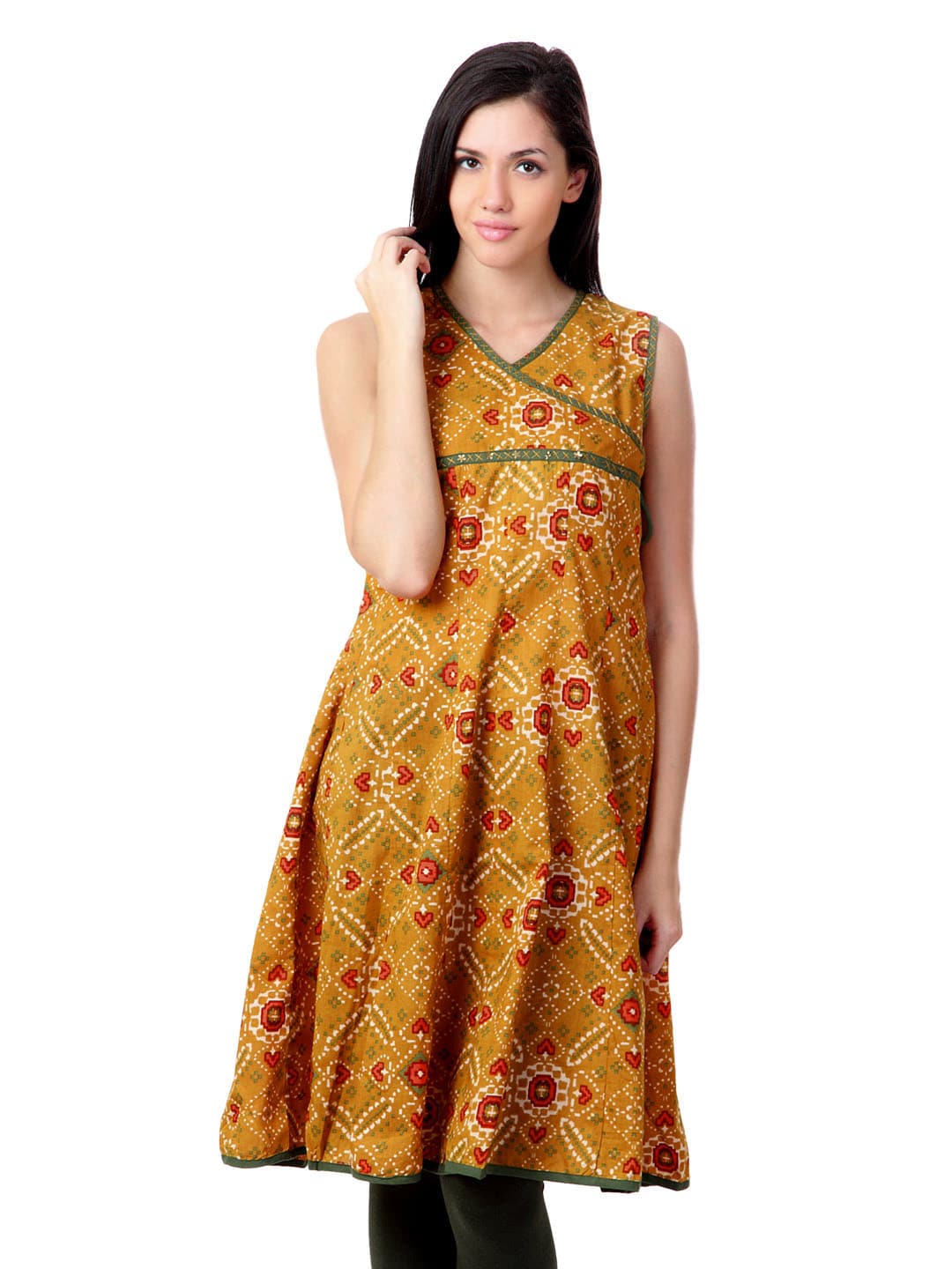 Sushilas Women Mustard Kurta