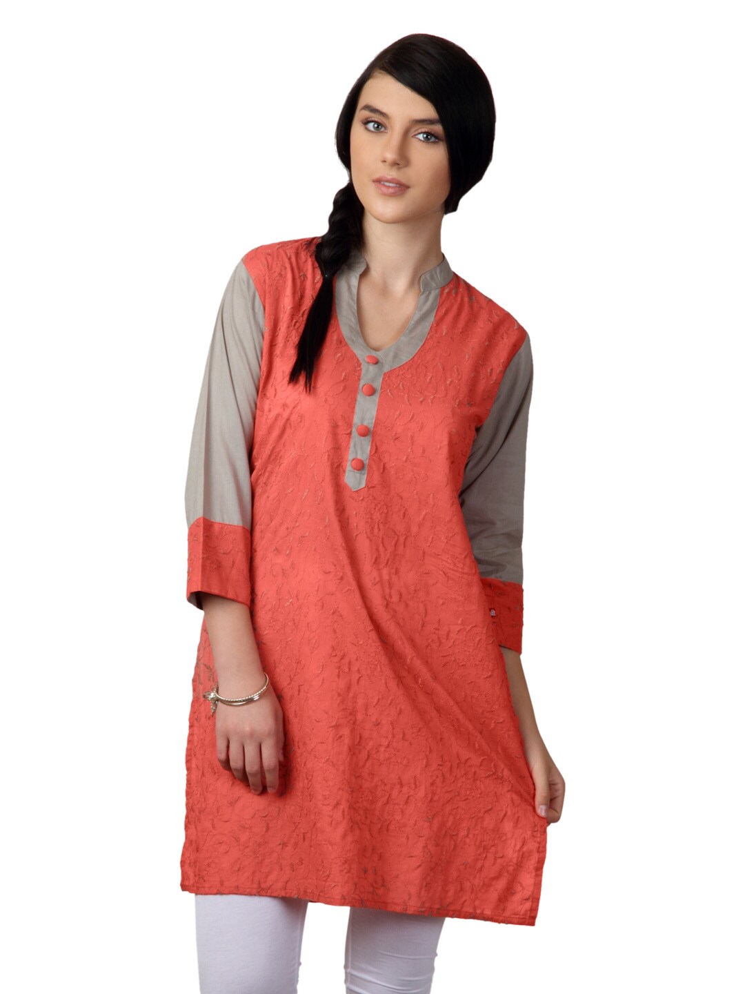 Shree Women Peach Kurta