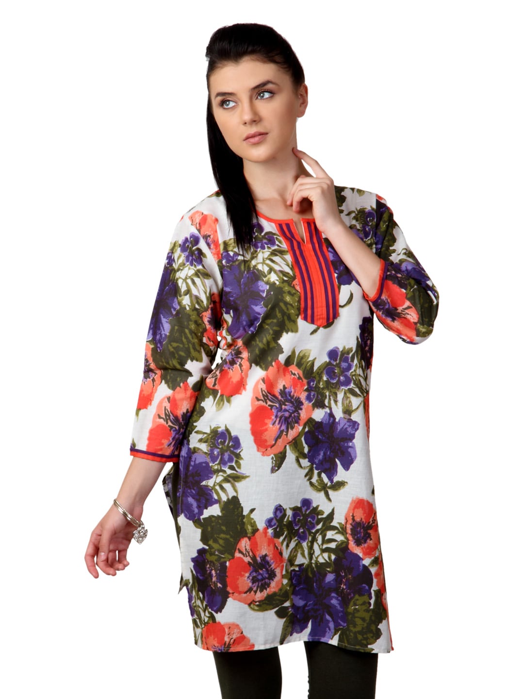 Shree Women Multicoloured Printed Kurta