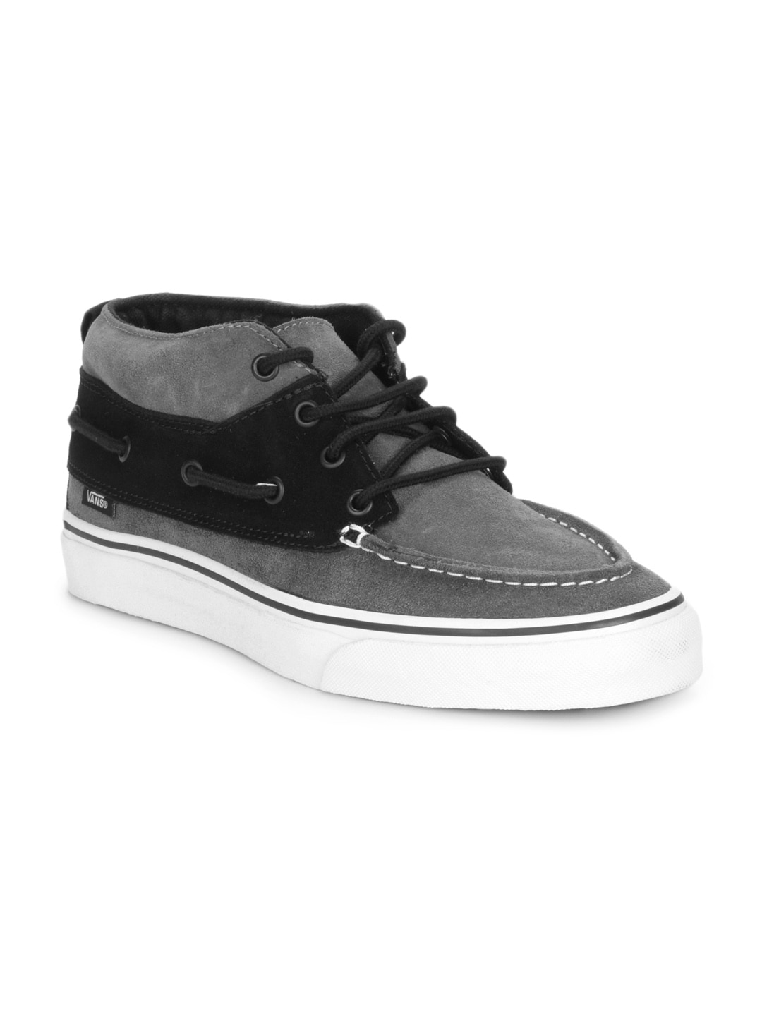 Vans Unisex Grey & Black Shoes