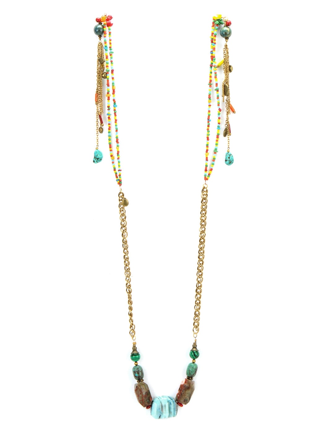 Ivory Tag Women Colour Interplay Multicolour Necklace