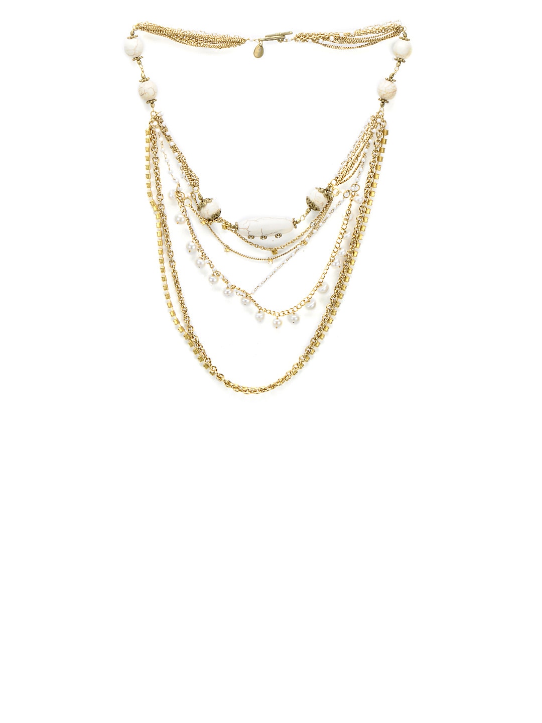 Ivory Tag Women Sparkling Terra Cream Necklace