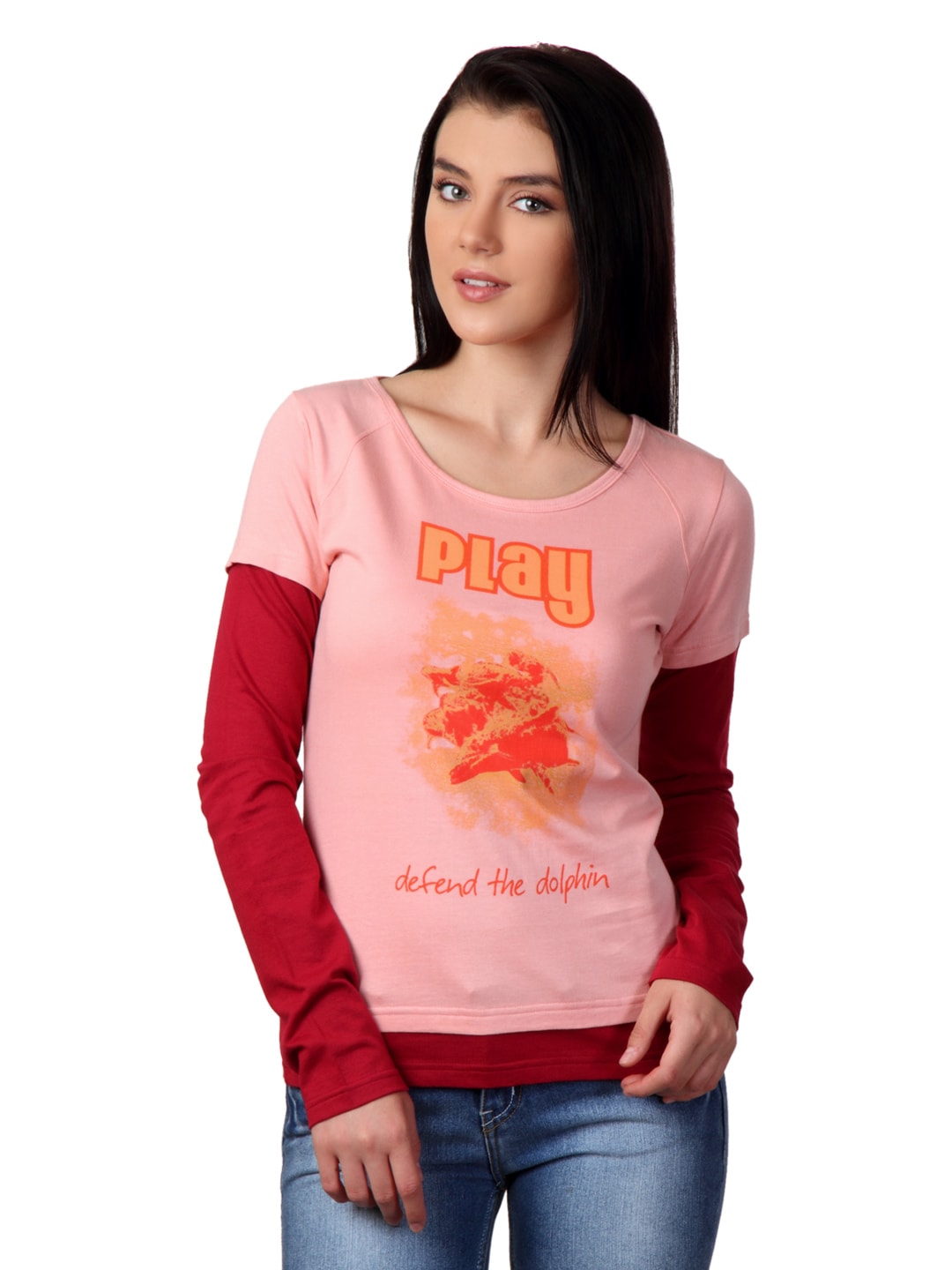 Do u speak green Women Pink T-shirt