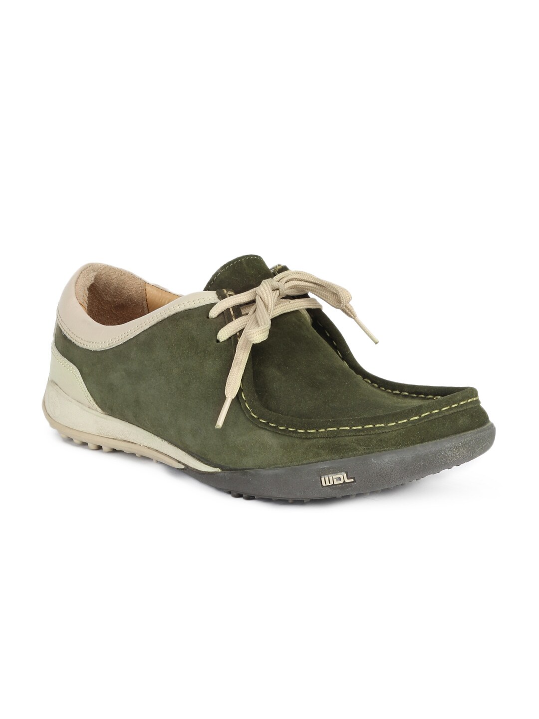 Woodland Men Olive Green Shoes
