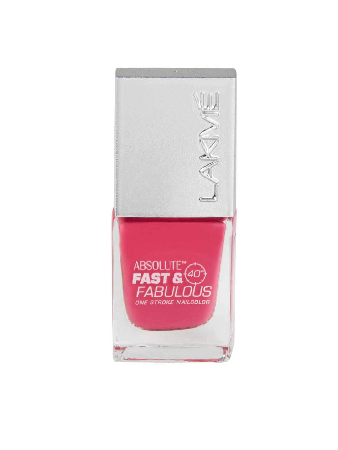 Lakme Absolute Fast & Fabulous Popping Pink Nail Polish 17