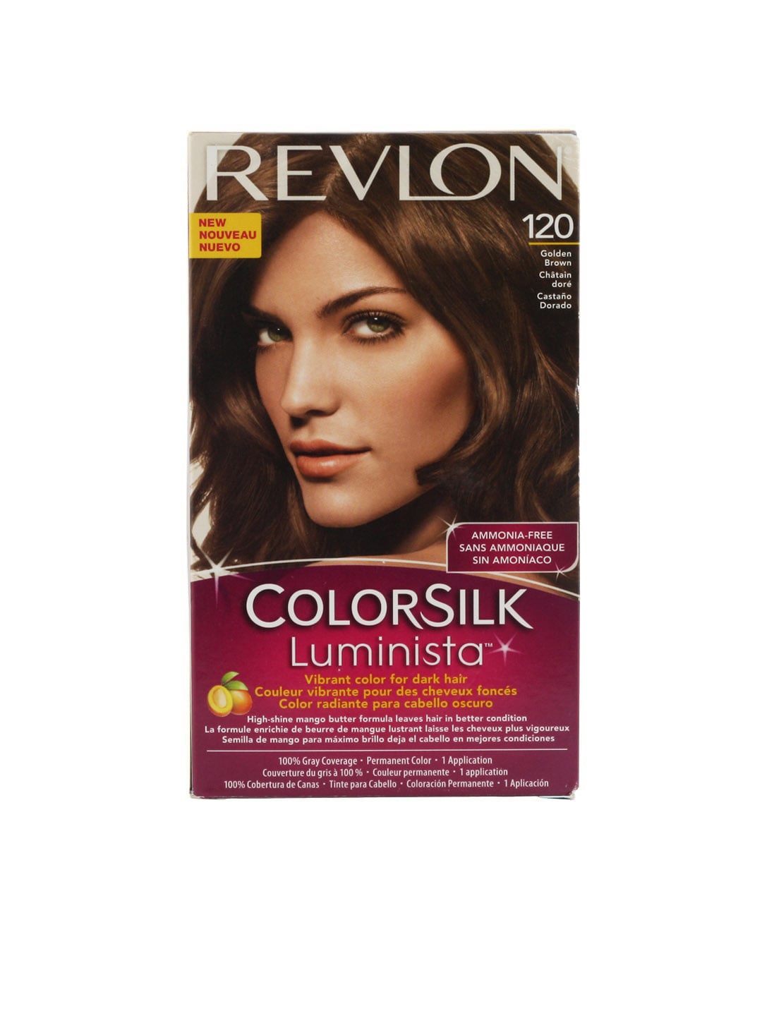 Revlon Colorsilk Luminista Golden Brown Hair Colour 120