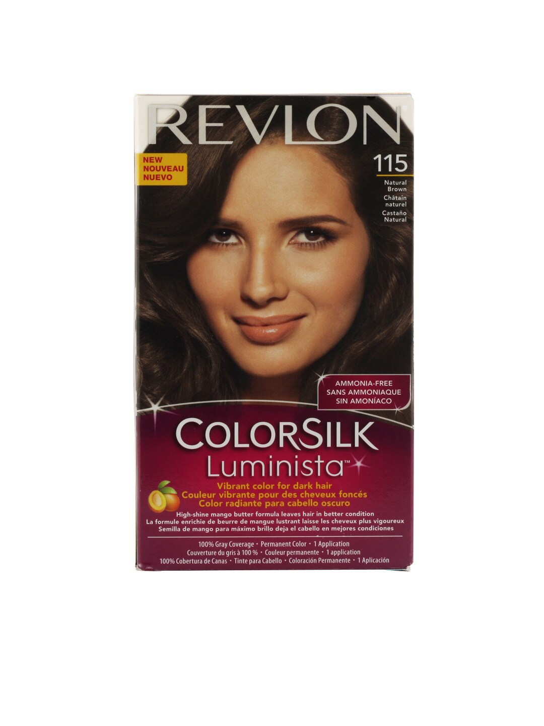 Revlon ColorSilk Luminista Natural Brown Hair Colour 115