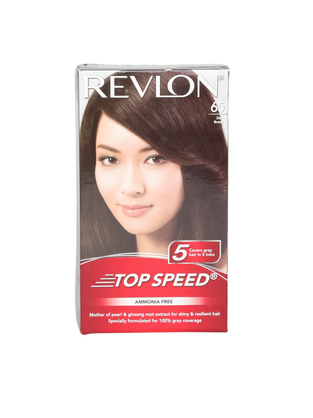 Revlon Top Speed 65 Dark Brown Ammonia-Free Hair Colour